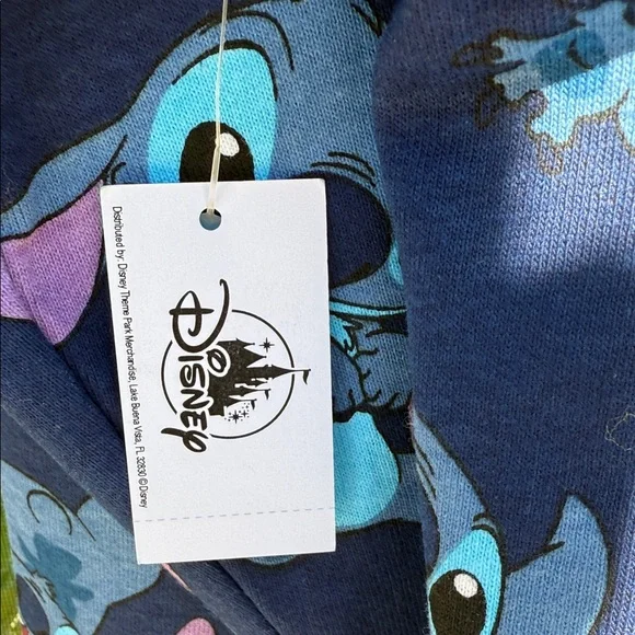 Disneyland Resort adult unisex Navy Stitch Sweatshirt - Picture 3 of 6